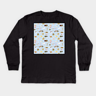 Guinea Pig Party! - Cavy Cuddles and Rodent Romance Kids Long Sleeve T-Shirt